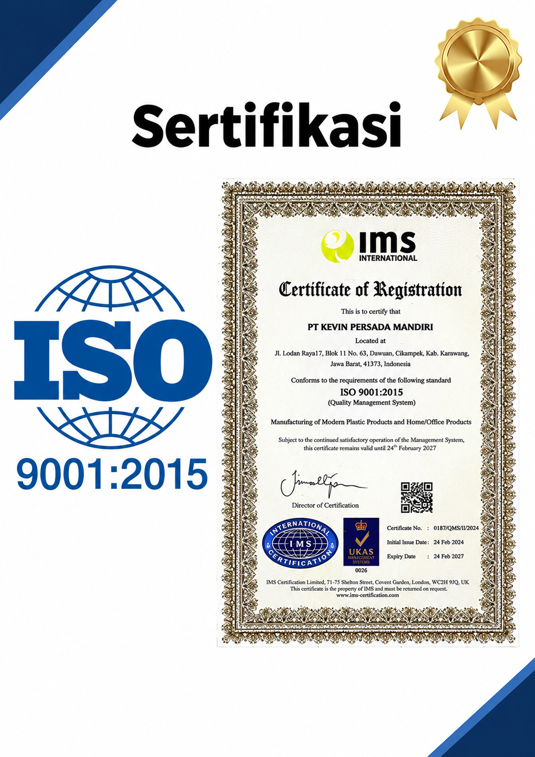 ISO Certificate 14001